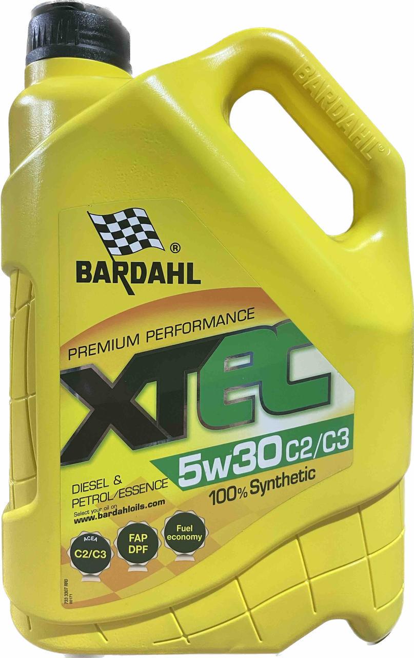 Моторное масло BARDAHL XTEC 5W30 C2/С3 SN/CF 5 л (33073)