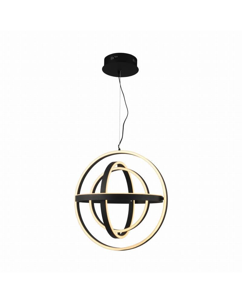 Люстра Zuma Line MD9203-4-3BD Linos Led 52W 3000K 6100 Lm IP20 Черный (19258931) Люстра Zuma Line MD9203-4-3BD Linos Led 52W 3000K 6100 Lm IP20 Черный (19258931)