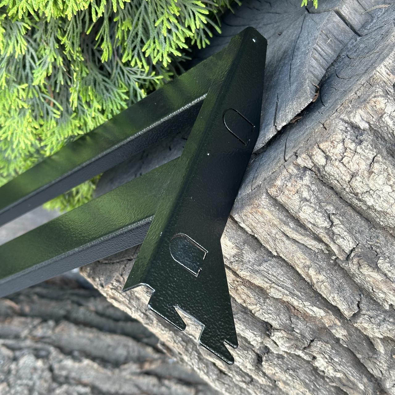 Полеп передняя Metalzavod для мангала Прометей на 12 шампуров металлическая 20,95х84,1х6,85 см (STL-MDR12) - фото 4