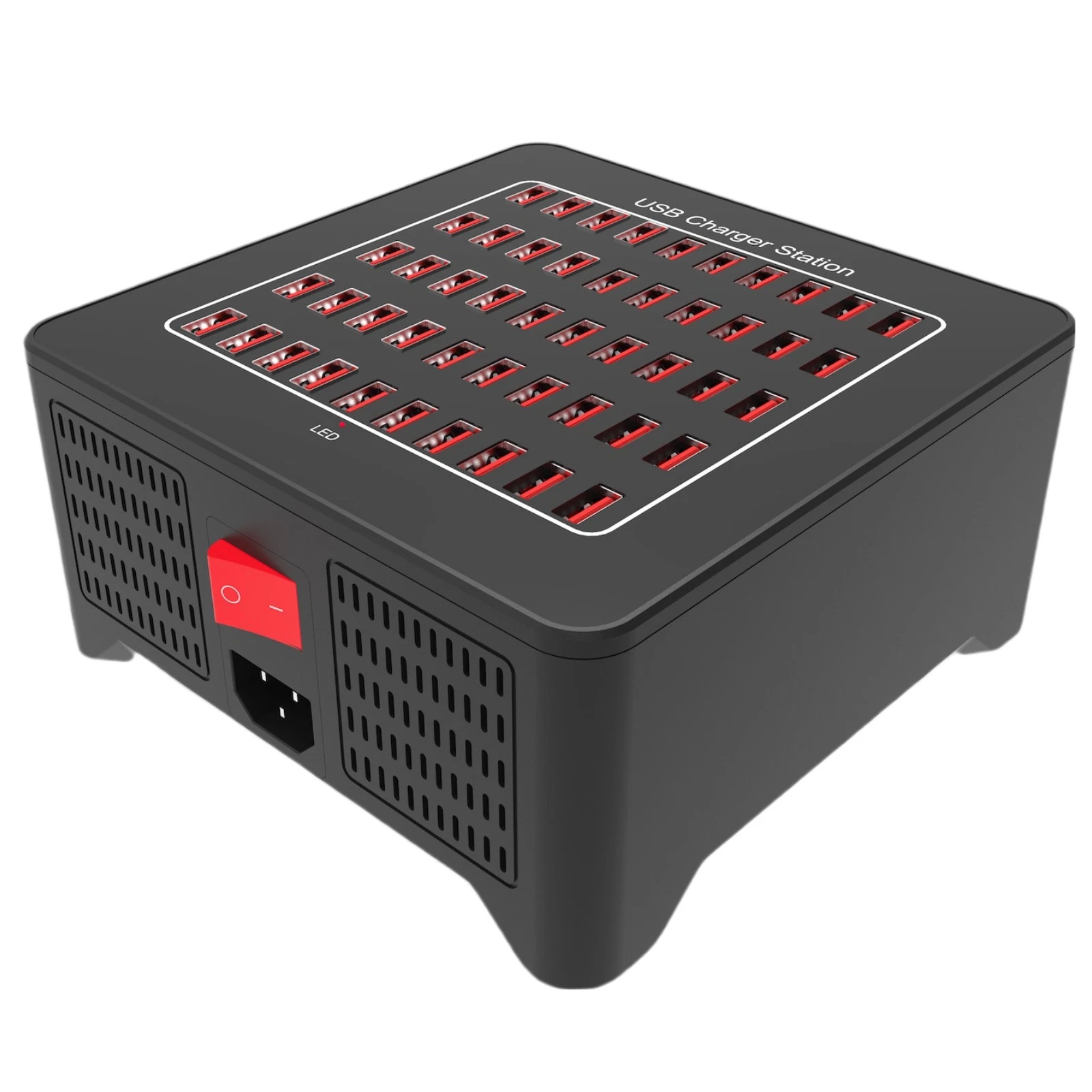 Зарядная станция многопортовая ILEPO на 50 USB портов 250 Вт (19015)