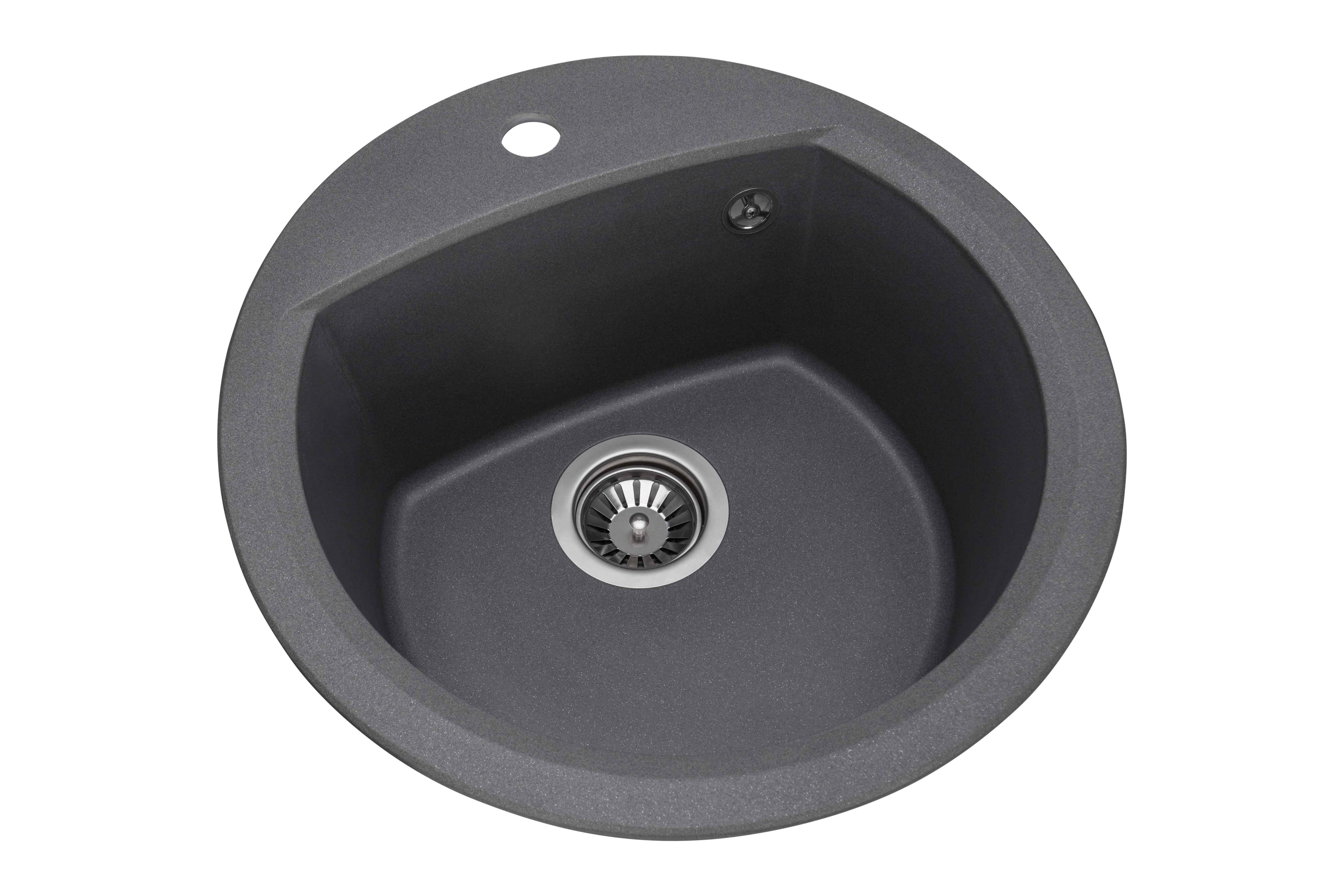 Мойка для кухни Granado Ronda 490х470х200 мм Grafito Мойка для кухни Granado Ronda 490х470х200 мм Grafito