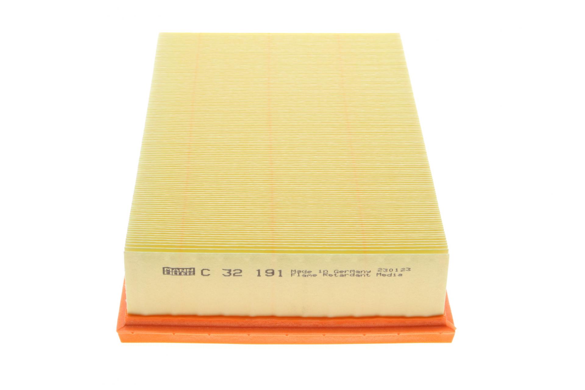 Фільтр повітряний Mann-Filter для VW T5 1,9TDI/2,0/BiFuel/TDI/TSI/2,5TDI/3,2 V6 03-15/VW T6 2,0TDI/TSI 15- (C 32 191) - фото 4