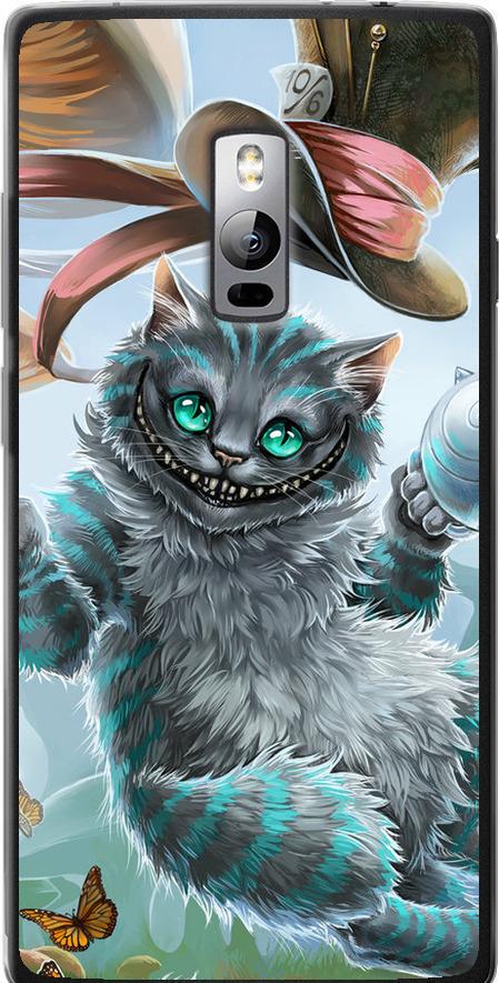 Чехол на OnePlus 2 Чеширский кот 2 (3993u-386-42517)