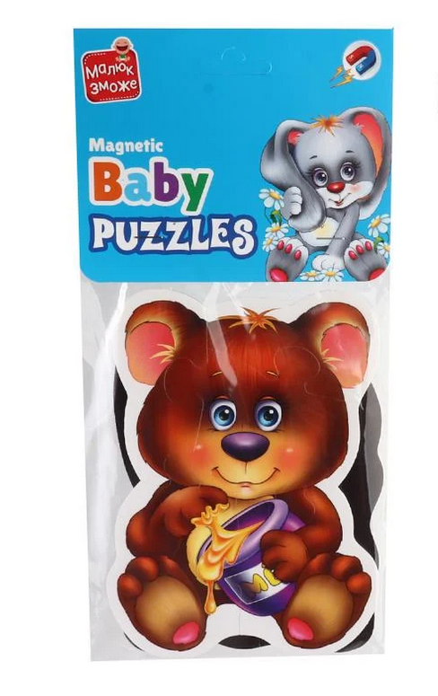 Пазли магнітні бейбі Vladi Toys Малюк зможе Лісові жителі (MTT-164019)