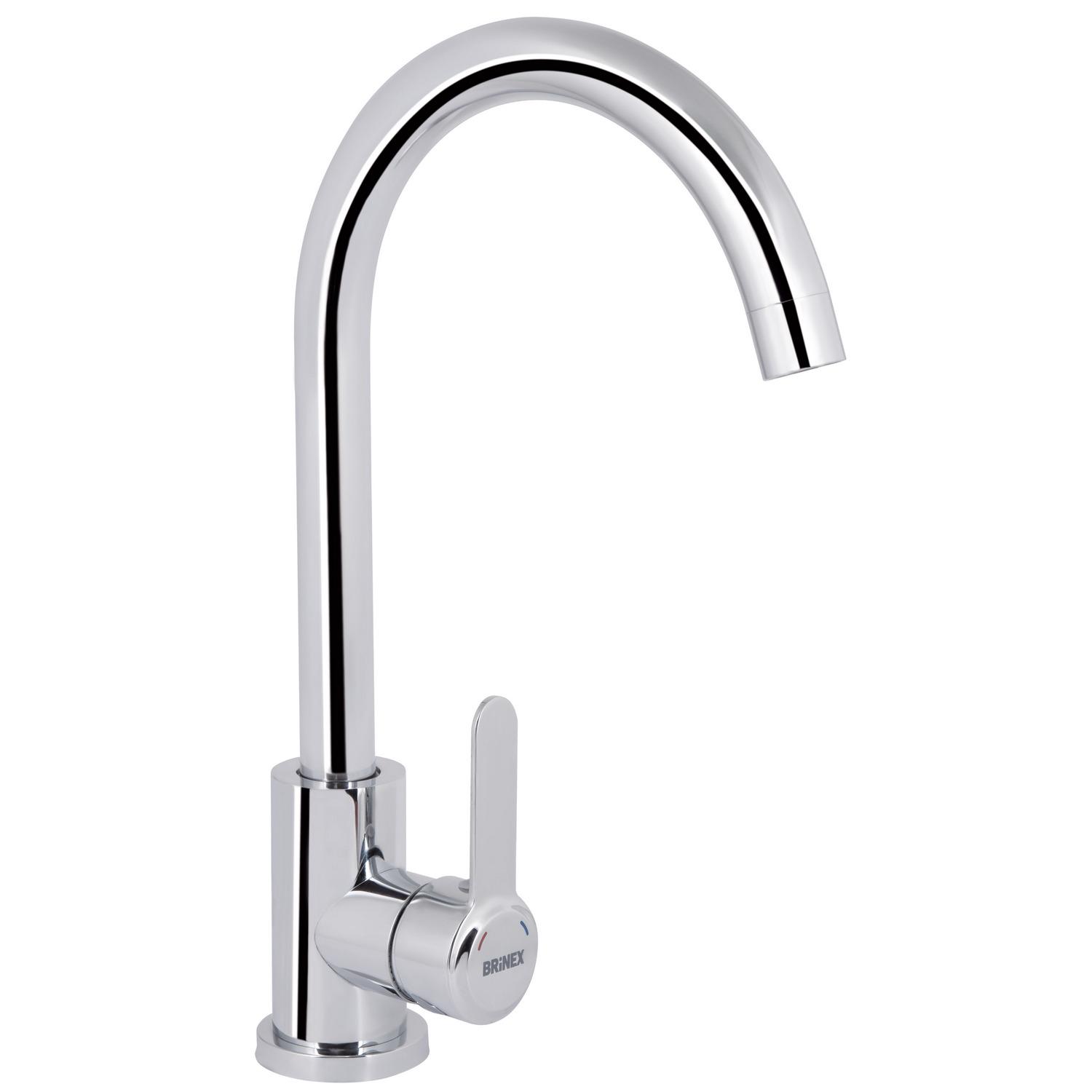 Смеситель для кухни Brinex Pure BRIPUR015FCRM однорычажный Хром (247630)