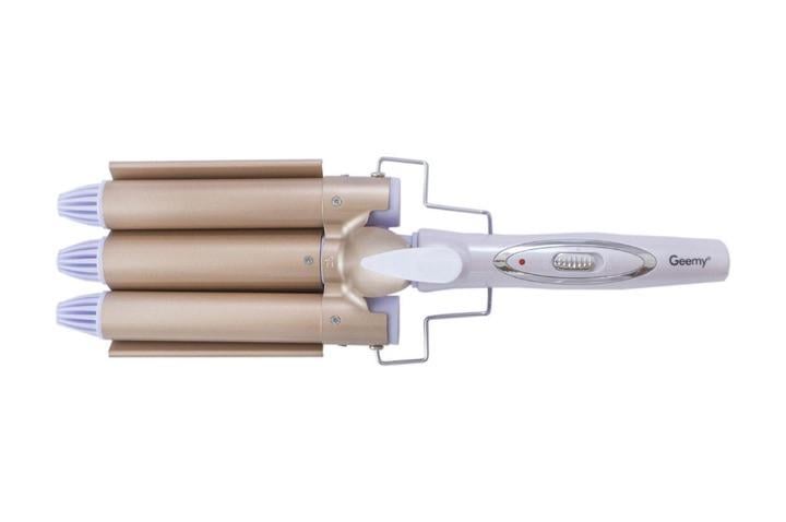 Плойка для укладки волос Geemy GM-1988 тройная для создания волн (2134436658)