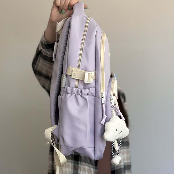 Рюкзак молодежный 46х30х18 см Сиреневый (ЦБ-00034049) - фото 6 Рюкзак молодежный 46х30х18 см Сиреневый (ЦБ-00034049) - фото 6