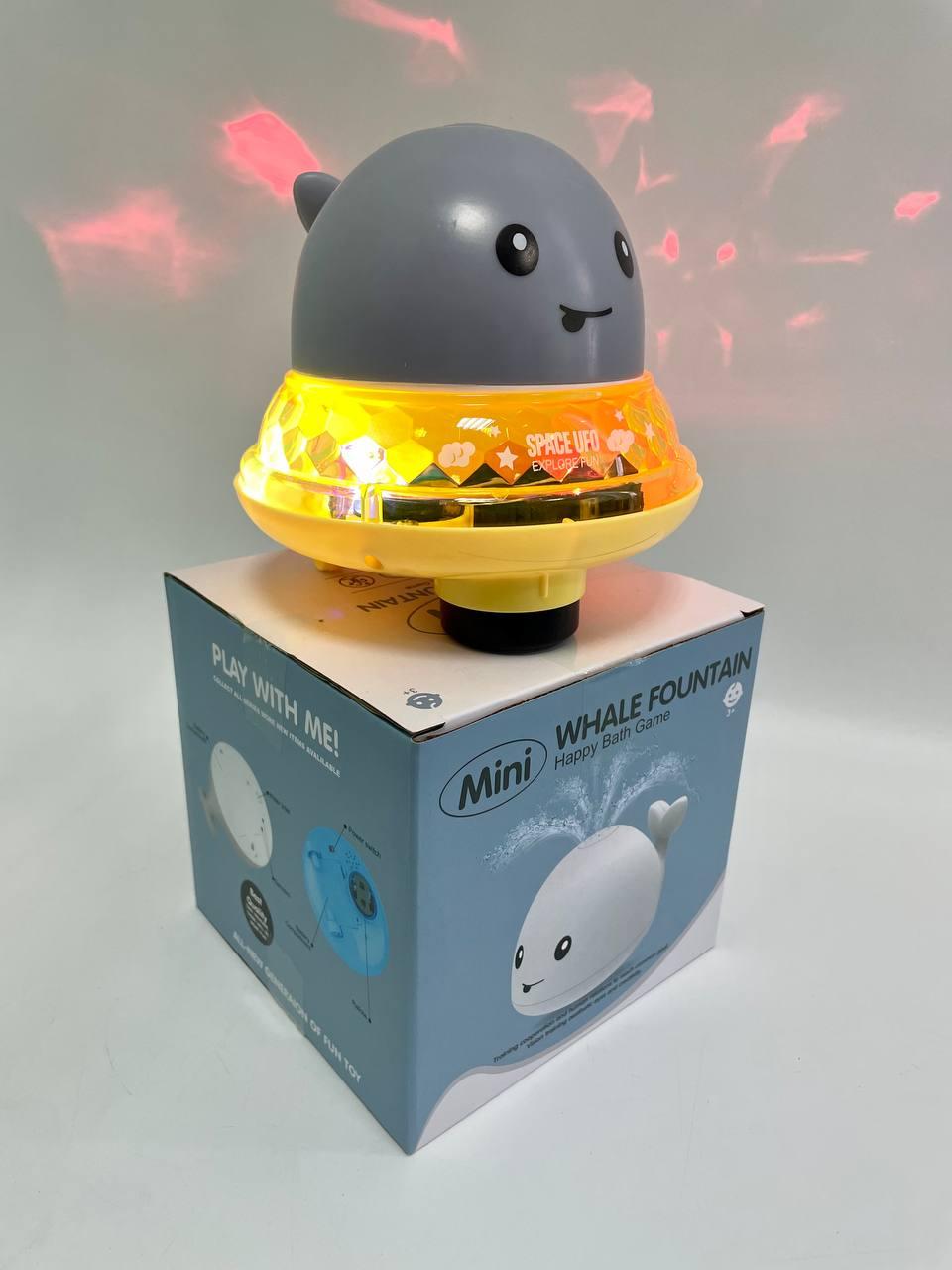 Игра для ванны 6688 BQ 72/2 Кит фонтанчик катается/подсветка в коробке