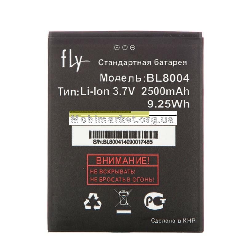 Акумулятор BL8004 для Fly IQ4503 ERA Life 6 Quad/NOMI NB-53 I502  2500 mAh (000021479)