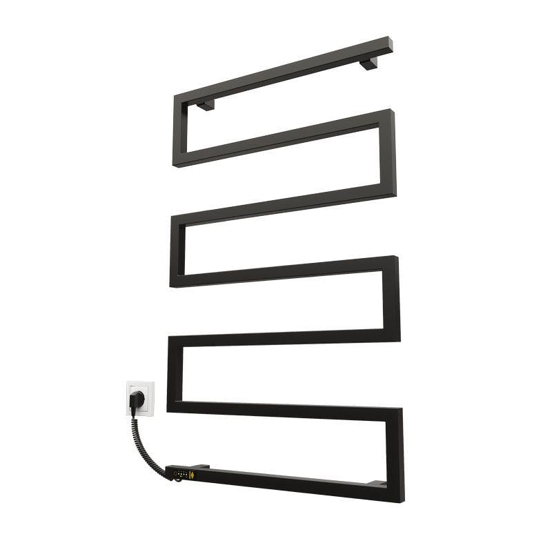 Рушникосушарка електрична KOSSER Зета 900х550 EL з таймером Чорний (2000962920697)