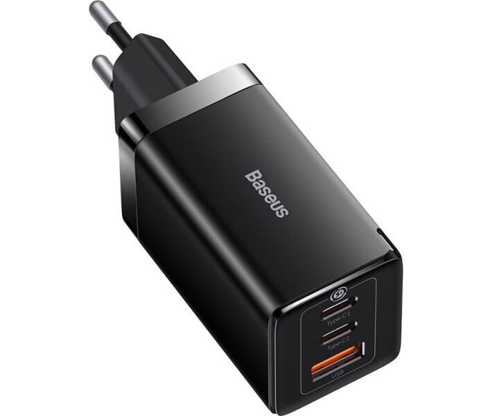 Зарядний пристрій мережевий BASEUS GaN5 Quick Charger 65 W з кабелем 100 Вт