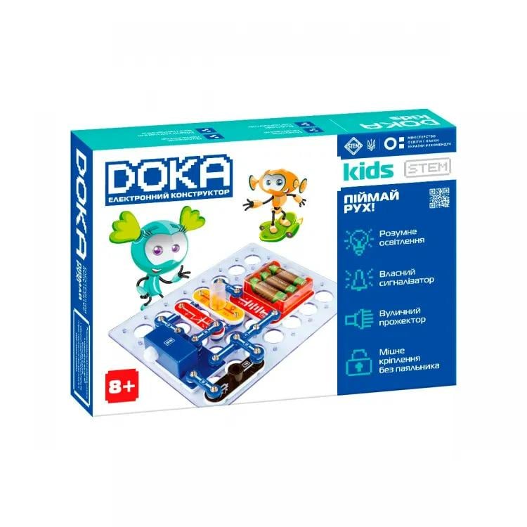 Конструктор электронный DOKA D70705 Поймай движение! 16 дет. Разноцветный (АА12346667)
