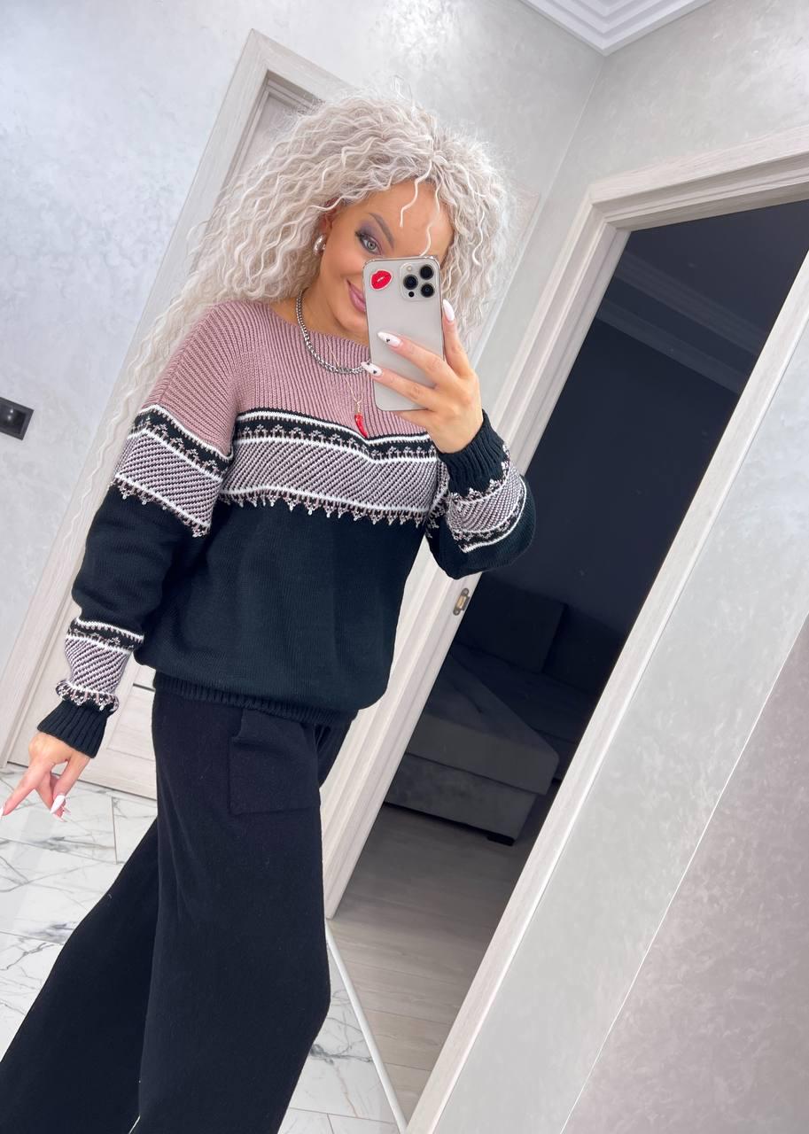 Женский свитер Миранда 44-56 мокко (2049-нс) - фото 24 Женский свитер Миранда 44-56 мокко (2049-нс) - фото 24