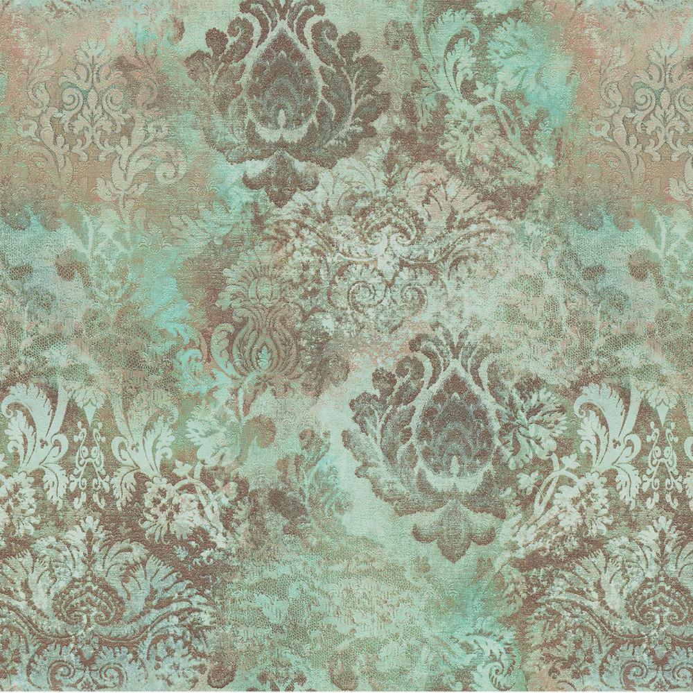 Обои виниловые на флизелиновой основе P+S international Vintage Queen 02496-52 Зеленый/Бежевый