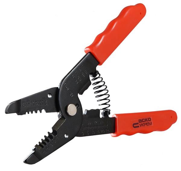 Зачистной инструмент АСКО-УКРЕМ HS-1041 для провода 0,9-5,5 мм2 обжим/резка кабеля (A0170010010)