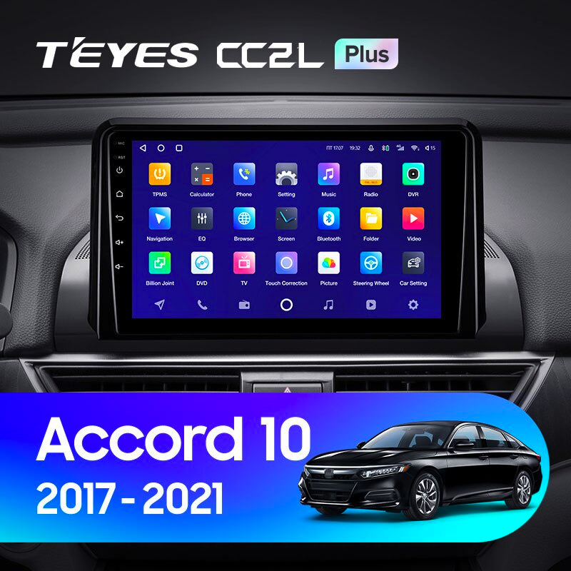 Автомагнітола штатна Teyes CC2L Plus для Honda Accord 10 CV X 2017-2021 Android 2/32 Гб Wi-Fi (1648767878) - фото 3