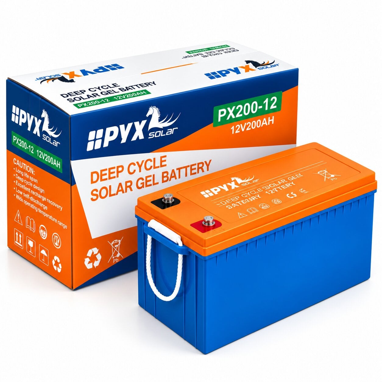 Аккумулятор гелевой PYX SOLAR RX-150AП 12 В 150 А/ч для ИБП (RX-150AП)