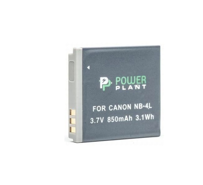 Аккумулятор Power Canon NB-4L 850mAh