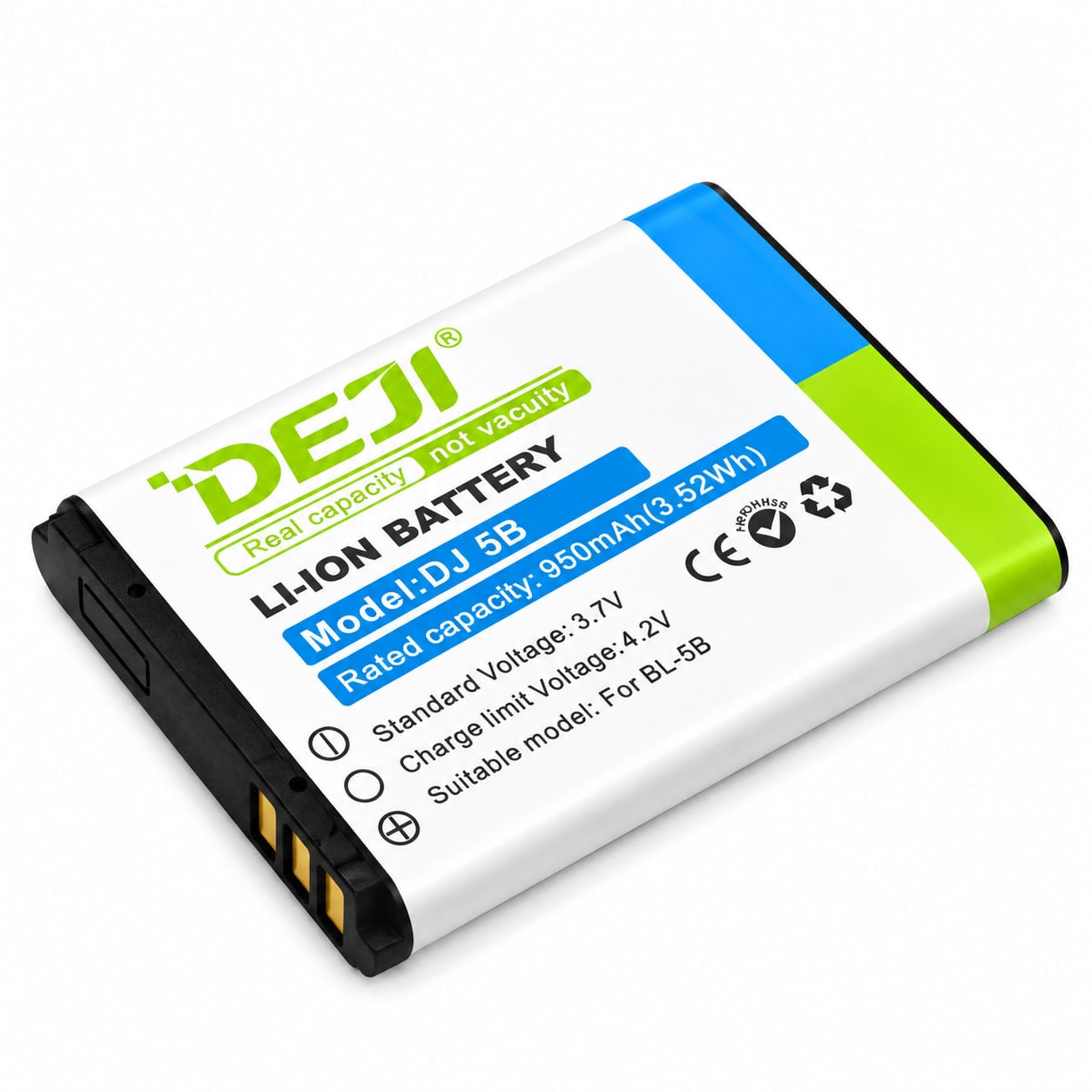 Аккумуляторная батарея Deji для Nokia BL-5B 950 mAh (000568652)