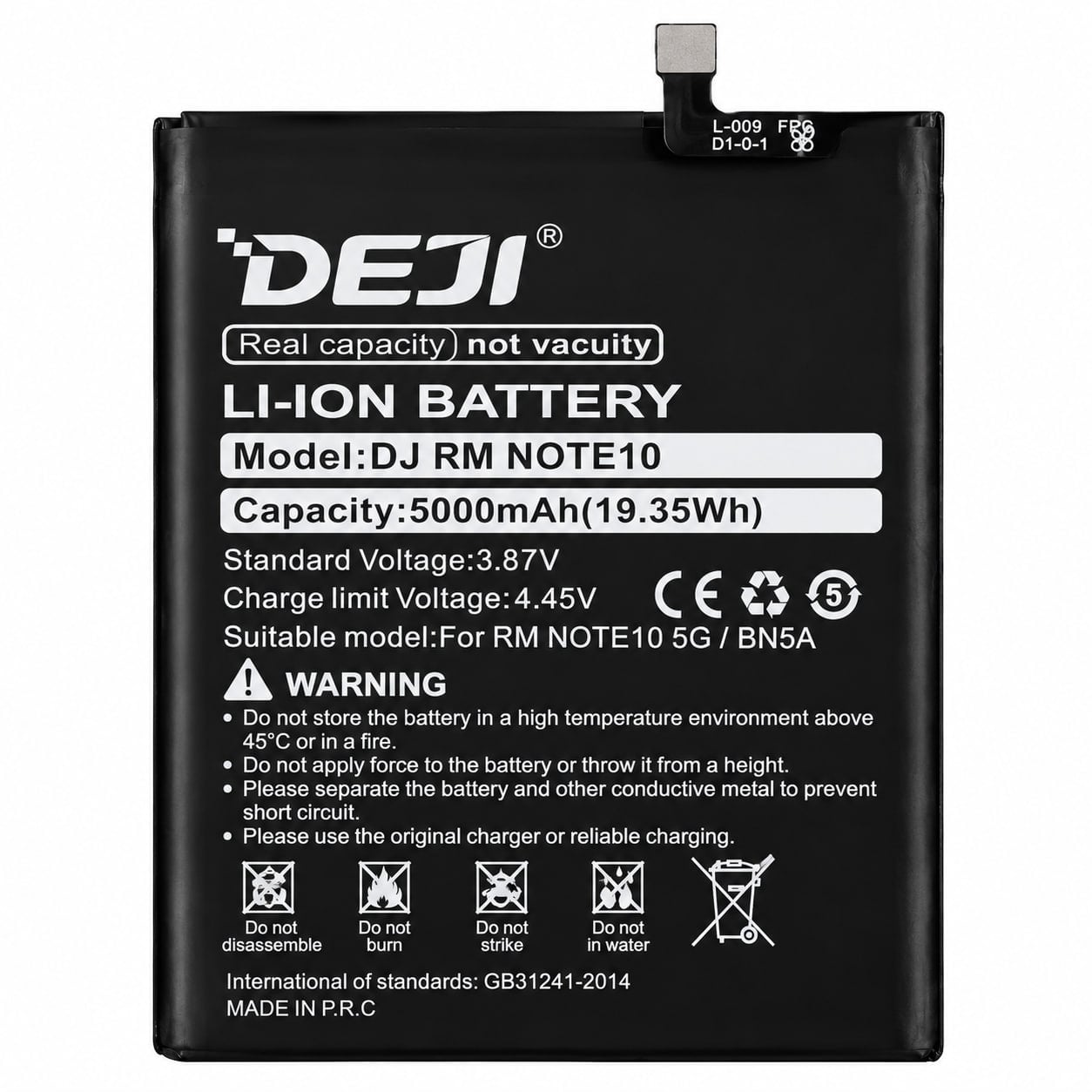 Аккумуляторная батарея Deji для Xiaomi BN62/Redmi 9T/Poco M3 6000 mAh (000568668)