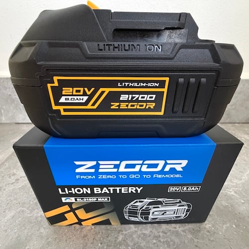 Аккумулятор Zegor BL-2180P MAX 20V 8 Ah (38843842)