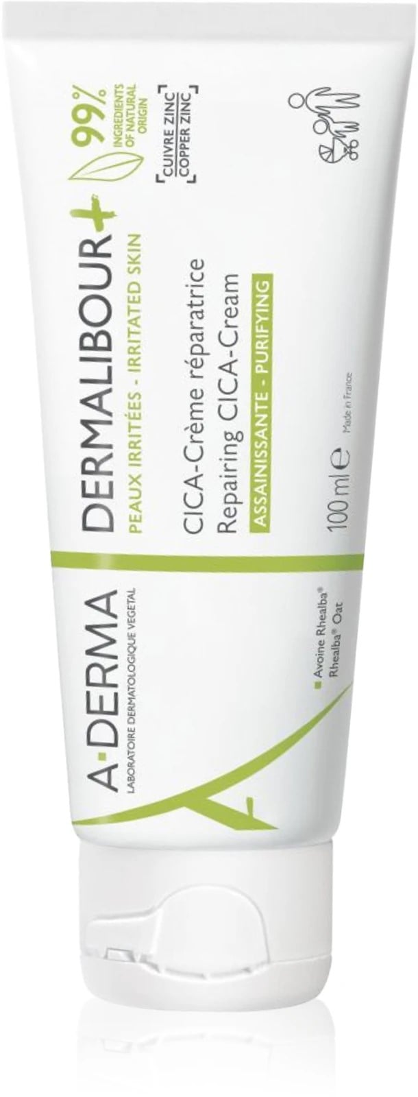 Крем антибактериальный A-Derma Dermalibour/Cica-Crème 100 мл (1523213347)