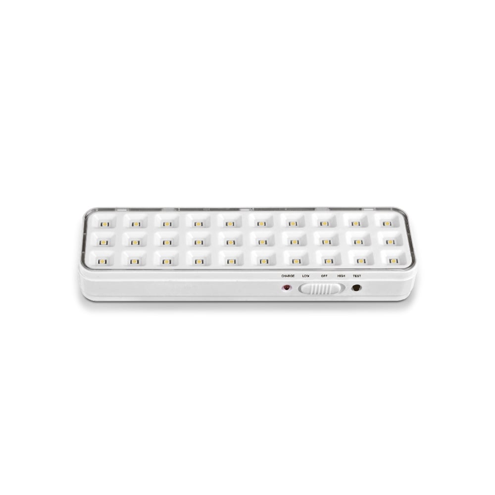 LED-светильник аварийный аккумуляторный 2 режима 2W 6500K Белый (38909562)