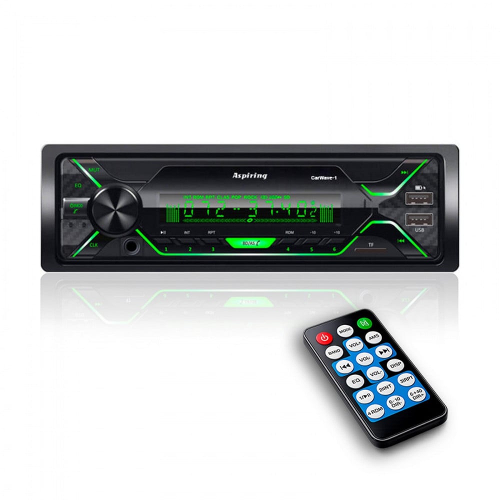 Автомагнитола Aspiring CarWave 1 Bluetooth Multicolor 1Din (38830839)