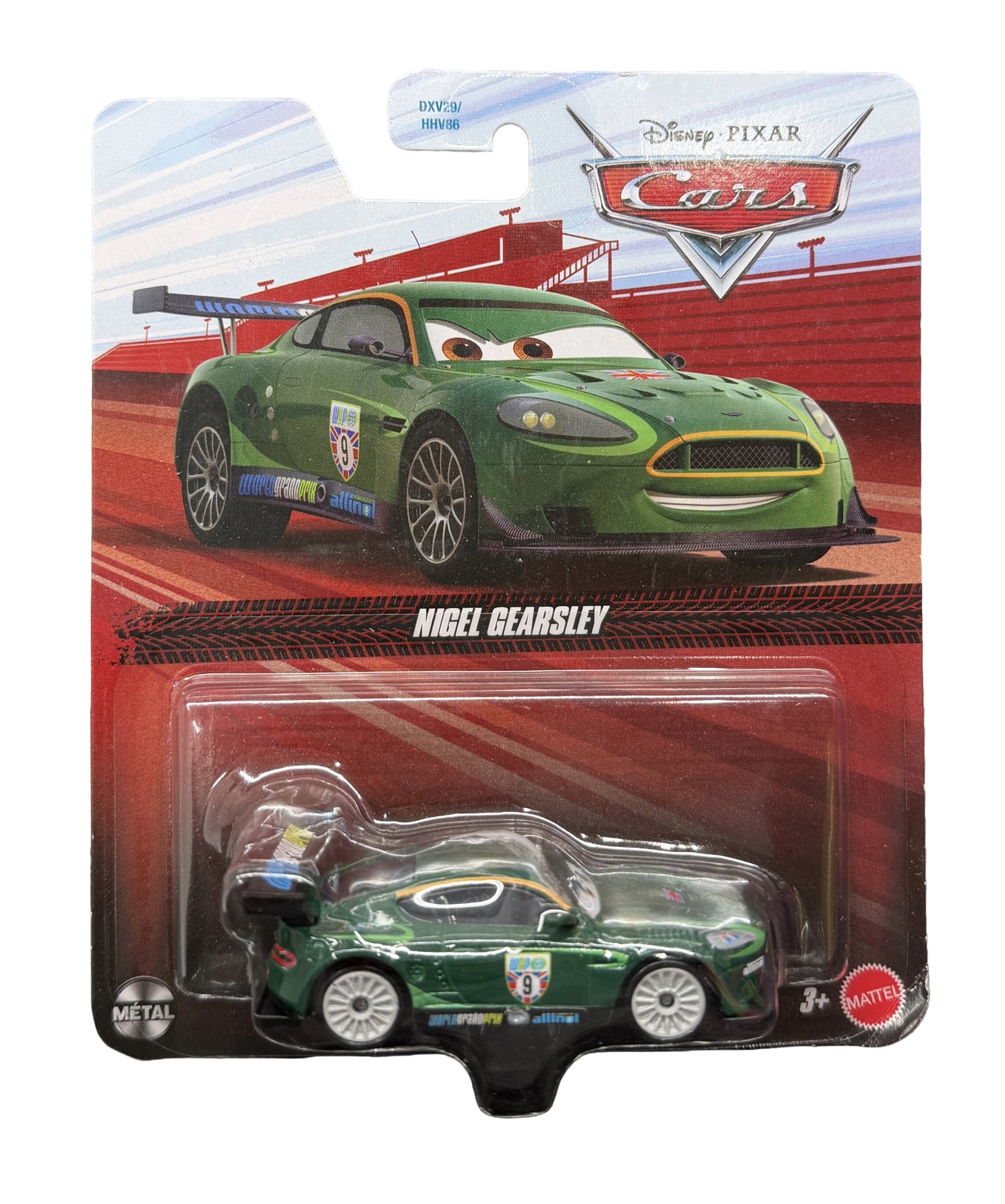 Іграшкова машинка Тачки 2 Mattel Disney Pixar Cars Найджел Гірслі №9 1:55
