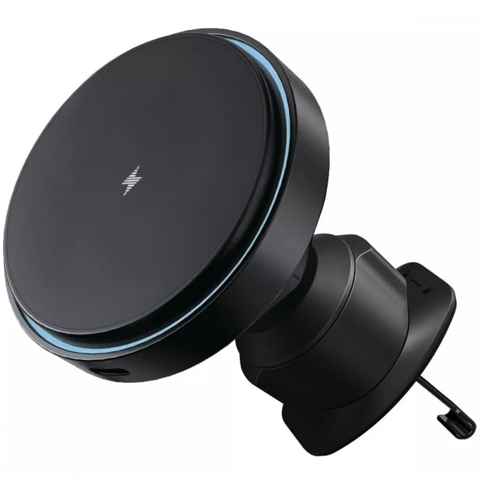 Тримач автомобільний магнітний для смартфона Proove Light Circle 15W з Qi-зарядкою до 15W Чорний