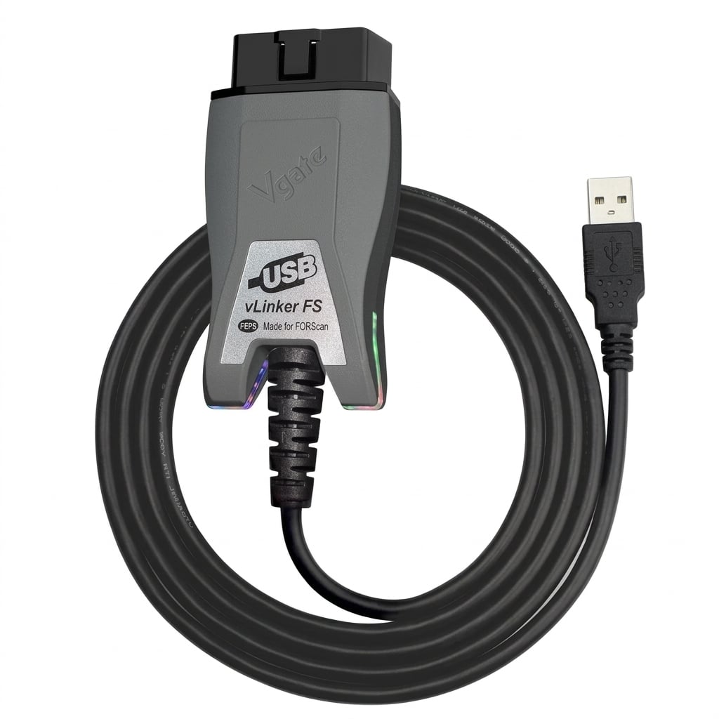 Автосканер Vgate vLinker FS USB Forscan Ford FEPS MS CAN MIC3322