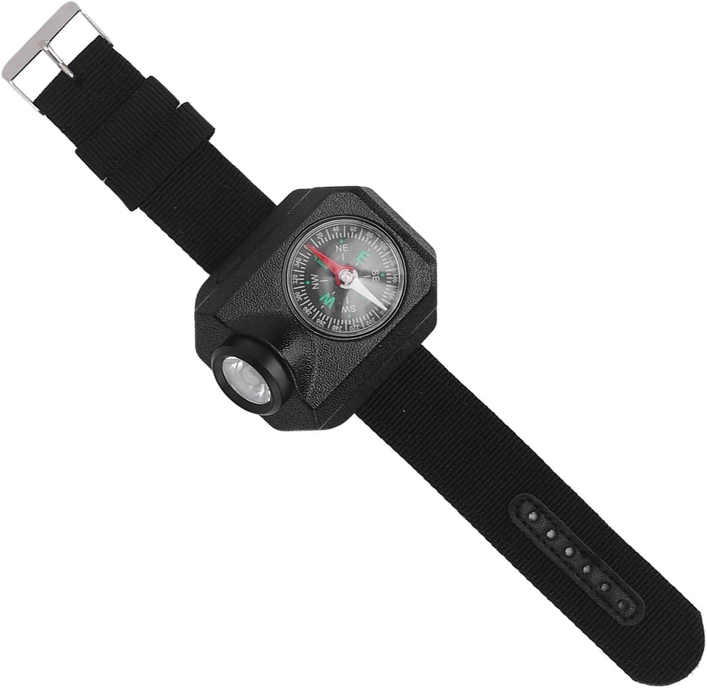 Фонарь на руку X-balog W04-LED Li-Ion USB-C/компас Black