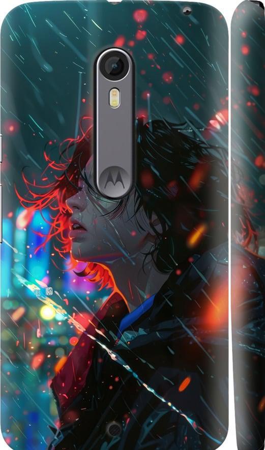 Чехол на Motorola Moto X Style Ночные огни (6096m-455-42517)