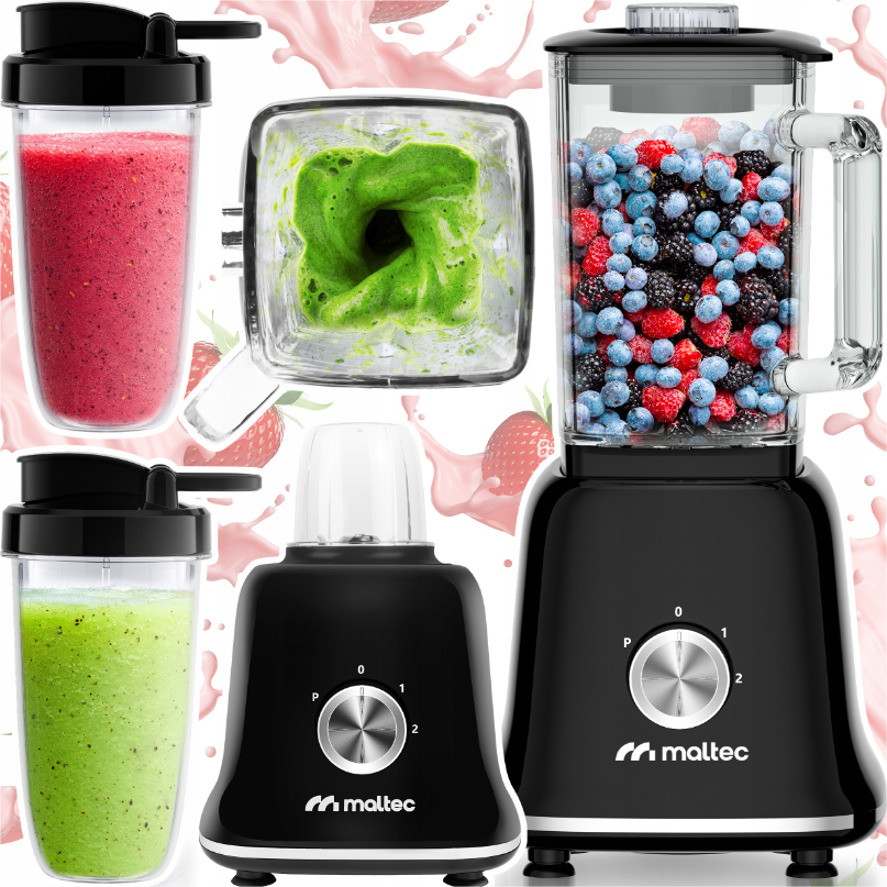 Блендер із чашею Maltec 1,6 л 1800 Вт - фото 11