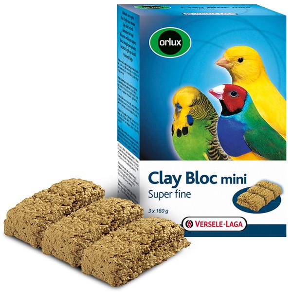 Блок минеральный Versele-Laga Orlux Clay Bloc Mini с глиной для мелких птиц 0,54 кг