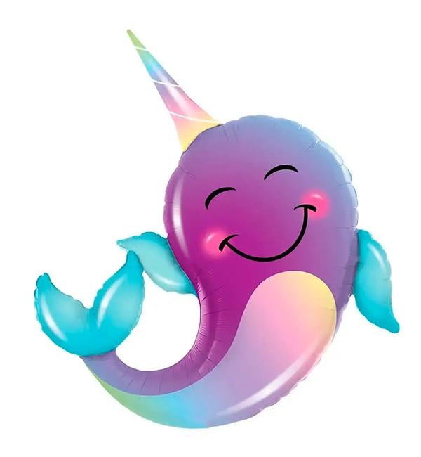 Воздушный шар Нарвал 75x65 см (414931) Воздушный шар Нарвал 75x65 см (414931)
