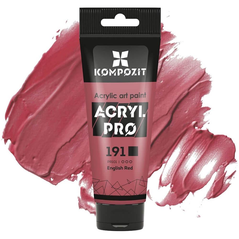 Акриловая краска ART Kompozit 191 75 мл Английский красный (59191) - фото 1 Акриловая краска ART Kompozit 191 75 мл Английский красный (59191) - фото 1