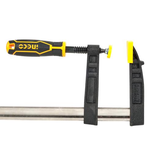 Струбцина столярная INGCO INDUSTRIAL тип-F 120х800 мм (000145340) - фото 4 Струбцина столярная INGCO INDUSTRIAL тип-F 120х800 мм (000145340) - фото 4