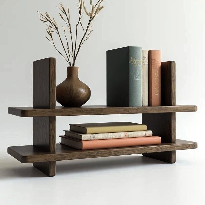 Полиця книжкова настільна з дерева Теломас Палісандр (КПА-025602)