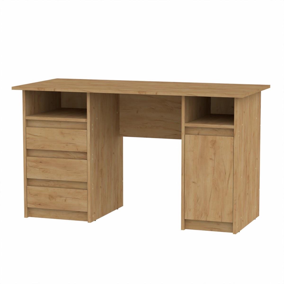 Стіл письмовий Компаніт Декан 2 Дуб крафт золотий (26866707)