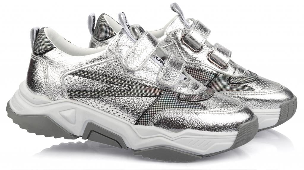 Кроссовки Topitop для девочек 500 р. 36 Серебристый