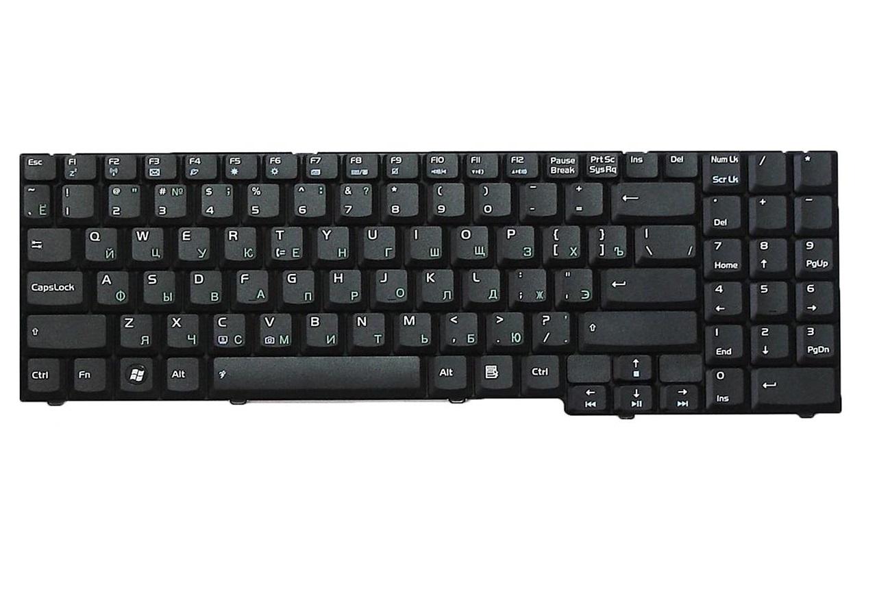 Клавиатура для ноутбука Asus M51 M51Ta матовая (04GNED1KRU00)