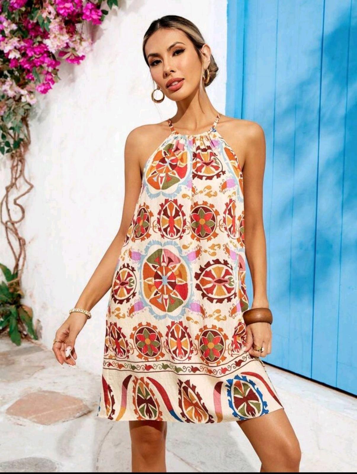 Платье женское Trends с разноцветным принтом S (27263945) - фото 2 Платье женское Trends с разноцветным принтом S (27263945) - фото 2