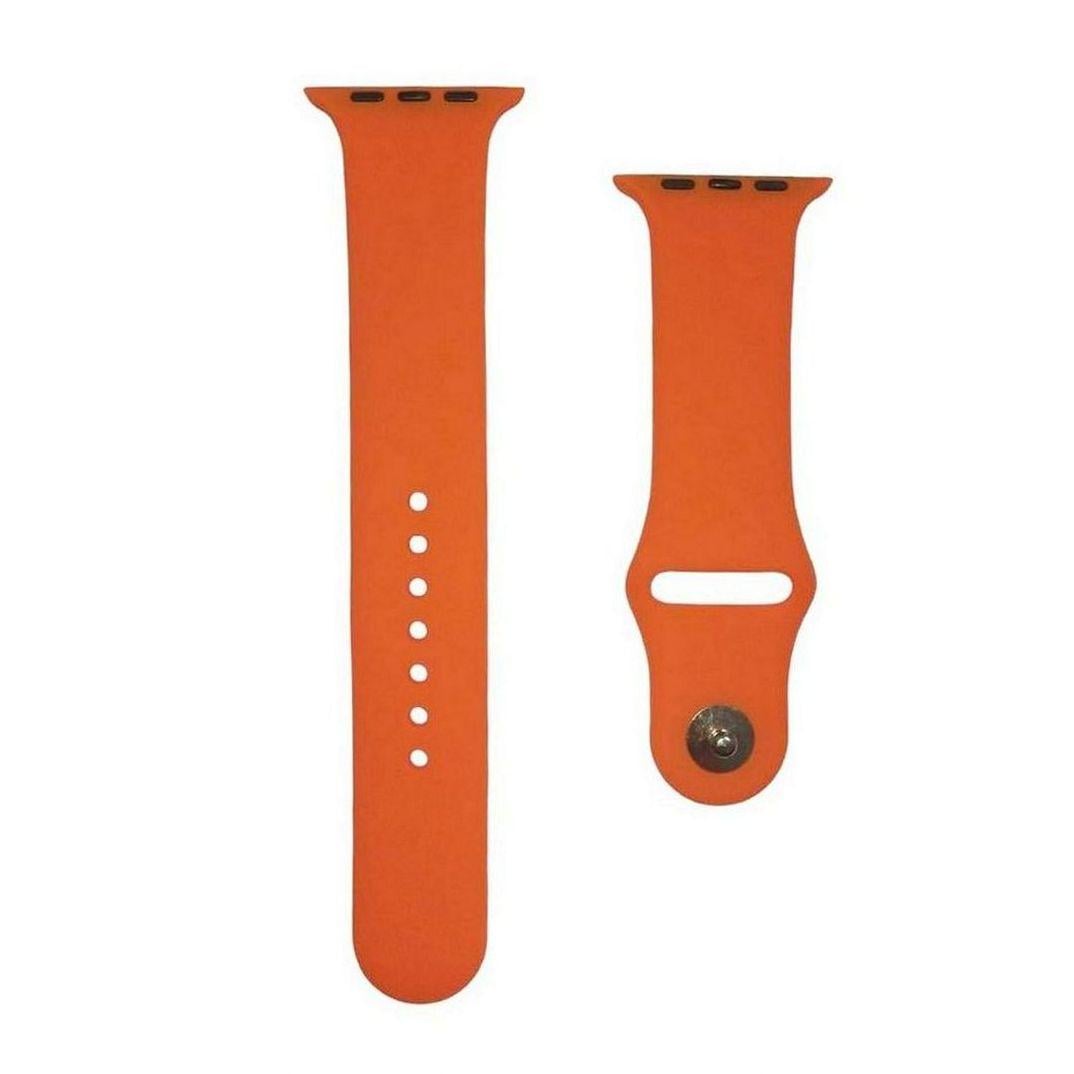 Ремешок силиконовый для Apple Watch 42/44/45/49 мм Orange
