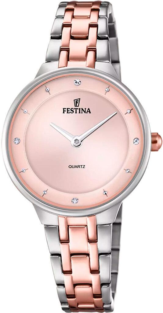 Наручные часы женские Festina F20626/2 Mademoiselle со стальным корпусом WR 50 м и розовым циферблатом Наручные часы женские Festina F20626/2 Mademoiselle со стальным корпусом WR 50 м и розовым циферблатом