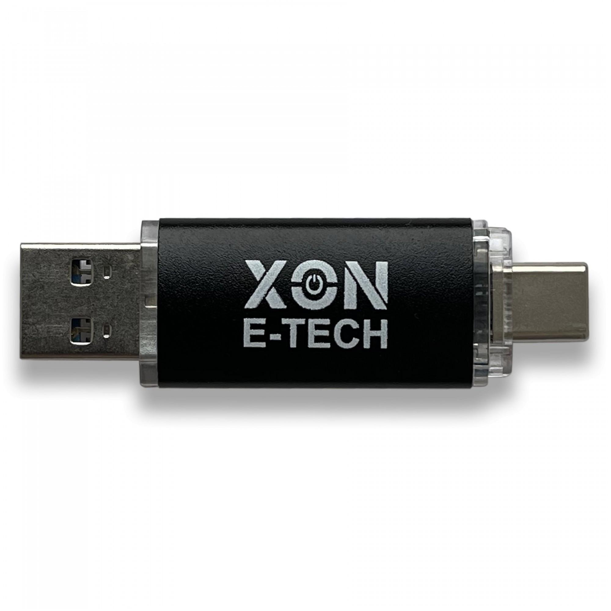 Флеш-пам'ять USB XON FlashDrive DuoConnect 256 Гб Чорний (FX3DX256MB 7584) - фото 2