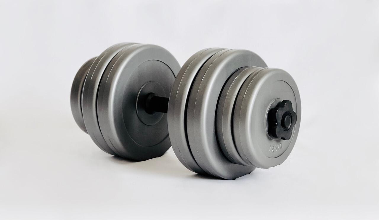 Гантели WCG в пластике 2х15 кг Серый (846342039221) - фото 3 Гантели WCG в пластике 2х15 кг Серый (846342039221) - фото 3