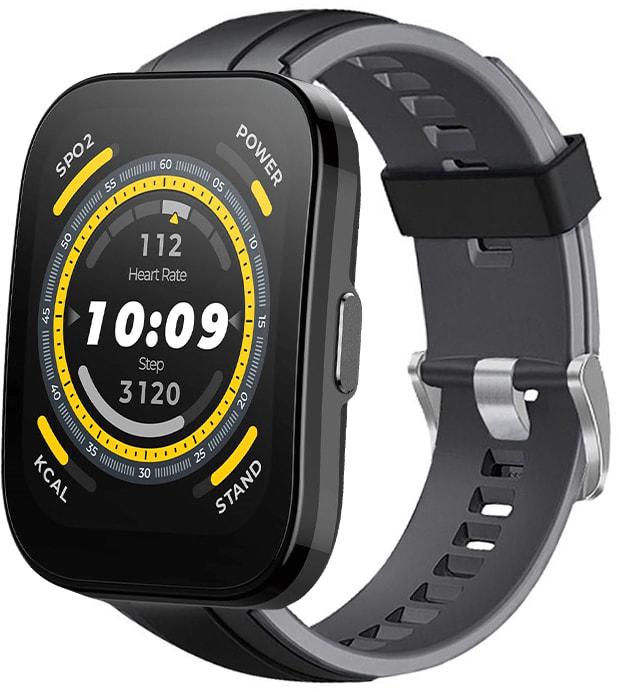 Ремешок Coholl для Amazfit Bip 5 Black Grey (34352-53)