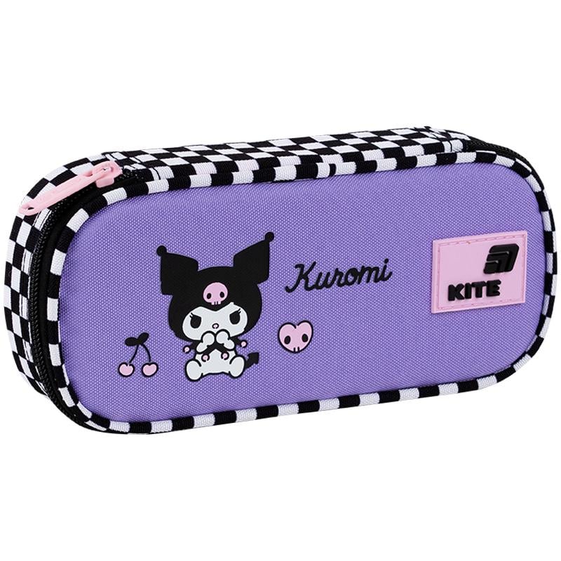Пенал школьный KITE Kuromi 1 отделение (HK26-662-4)