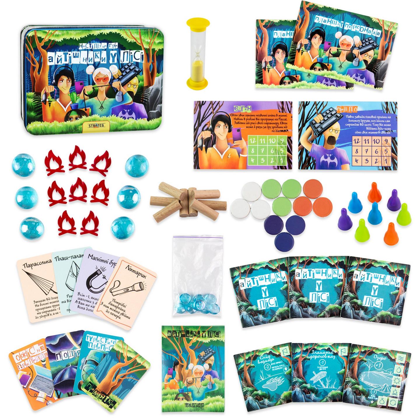 Настільна гра Strateg Айтішники в лісі Різнокольоровий (SR-113-N-1131)